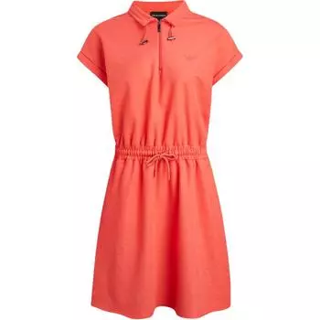 EMPORIO ARMANI Платье женское с короткими рукавами, красное