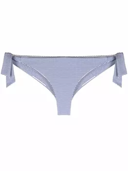 Emporio Armani плавки бикини в полоску, синий