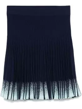 Emporio Armani плиссированная мини-юбка, синий