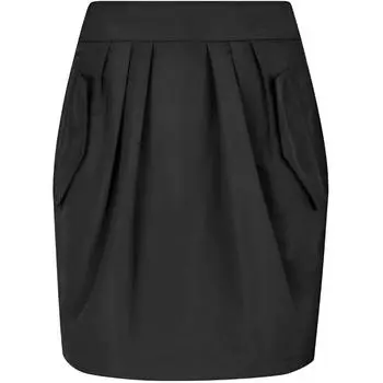 EMPORIO ARMANI Повседневная короткая юбка женская черная