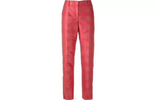 EMPORIO ARMANI Повседневные брюки женские красные