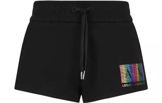 EMPORIO ARMANI Повседневные шорты женские черные