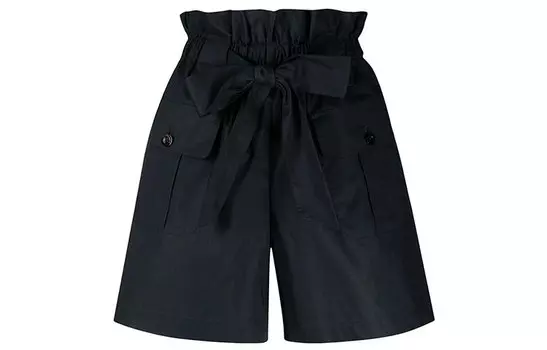 EMPORIO ARMANI Повседневные шорты женские темно-синие