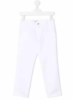 Emporio Armani прямые брюки чинос, белый