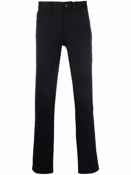 Emporio Armani прямые брюки чинос, черный