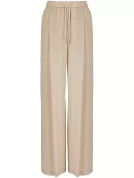 Emporio Armani прямые брюки с кулиской, нейтральный цвет