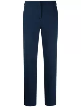 Emporio Armani прямые брюки строгого кроя, синий