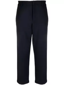 Emporio Armani прямые брюки строгого кроя, синий