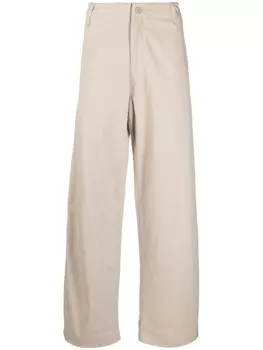 Emporio Armani прямые брюки Sustainable Collection, нейтральный цвет