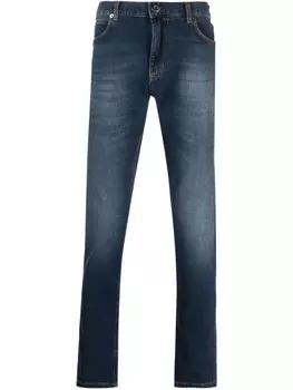 Emporio Armani прямые джинсы средней посадки, синий