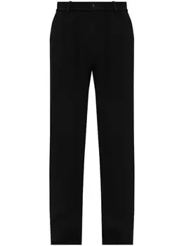 Emporio Armani прямые трикотажные брюки, черный