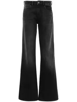 Emporio Armani расклешенные джинсы J9D, черный