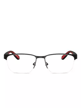Emporio Armani rectangle-frame очки, черный