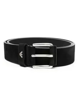 Emporio Armani ремень с логотипом, черный