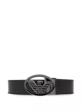Emporio Armani ремень с пряжкой, черный