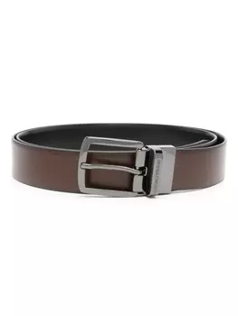 Emporio Armani ремень с пряжкой, коричневый