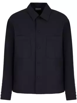 Emporio Armani рубашка monochrome, черный