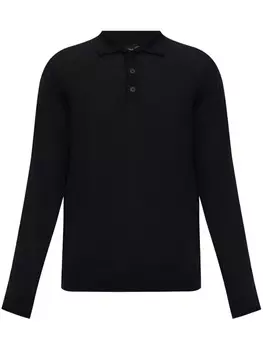 Emporio Armani рубашка поло с длинным рукавом, синий