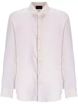 Emporio Armani рубашка с длинными рукавами, белый