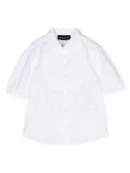 Emporio Armani рубашка с манишкой, белый