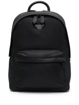 Emporio Armani рюкзак с логотипом, черный