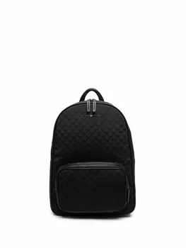 Emporio Armani рюкзак с логотипом, черный