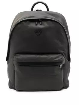 Emporio Armani рюкзак с логотипом, зеленый