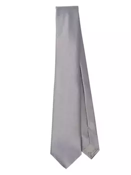 Emporio Armani шелковый галстук, серый