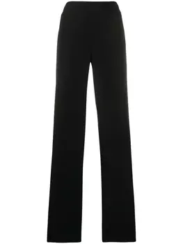 Emporio Armani широкие брюки с завышенной талией, черный