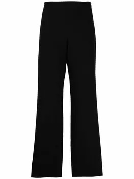 Emporio Armani широкие брюки с завышенной талией, черный