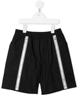 Emporio Armani шорты-бермуды с логотипом, синий