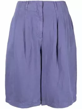 Emporio Armani шорты широкого кроя, синий