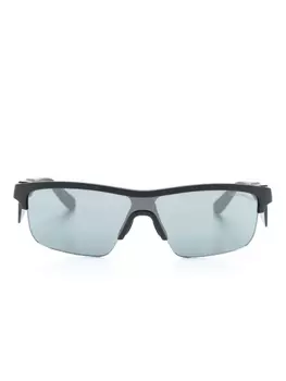 Emporio Armani солнцезащитные очки-маска, черный