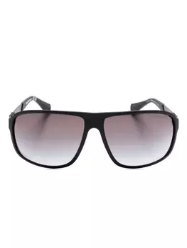 Emporio Armani солнцезащитные очки-пилоты, черный