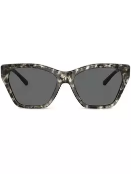 Emporio Armani солнцезащитные очки в оправе 'кошачий глаз', серый