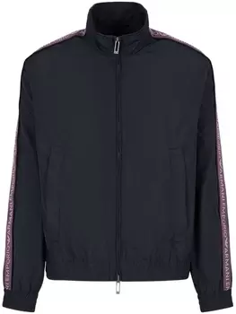 Emporio Armani спортивная куртка с логотипом, черный