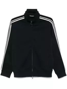 Emporio Armani спортивная куртка с полосками, синий