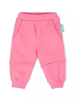 Emporio Armani спортивные брюки из коллаборации со Smurfs, розовый
