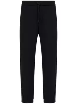 Emporio Armani спортивные брюки с эластичным поясом, черный