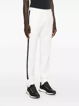 Emporio Armani спортивные брюки с логотипом, белый