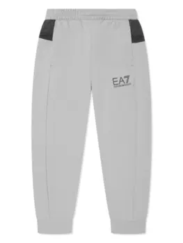 Emporio Armani спортивные брюки с логотипом, серый