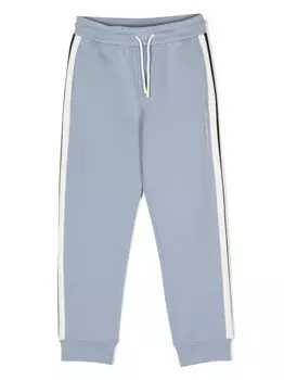 Emporio Armani спортивные брюки с логотипом, синий