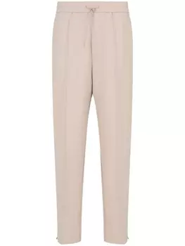 Emporio Armani спортивные брюки широкого кроя, нейтральный цвет