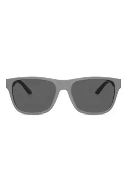 Emporio Armani square-frame солнцезащитные очки, серый