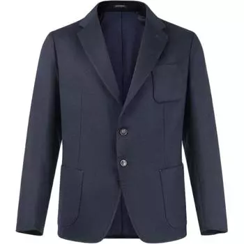 EMPORIO ARMANI SS23 Деловой пиджак мужской темно-синий