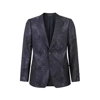 EMPORIO ARMANI SS24 Деловой пиджак мужской темно-синий