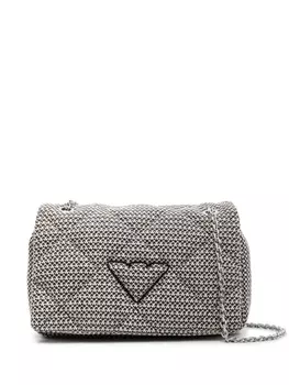 Emporio Armani стеганая сумка на плечо, черный