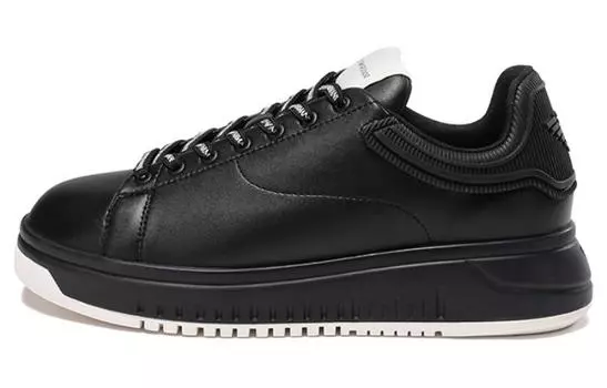 EMPORIO ARMANI Стильная обувь для скейтбординга для мужчин, Черный