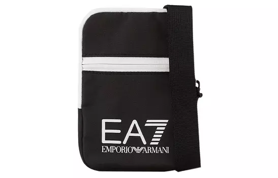 EMPORIO ARMANI Сумка через плечо из полиэстера, мужская, черная