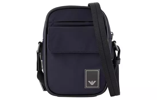 EMPORIO ARMANI Сумка через плечо из полиэстера, мужская, синяя